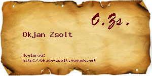 Okjan Zsolt névjegykártya